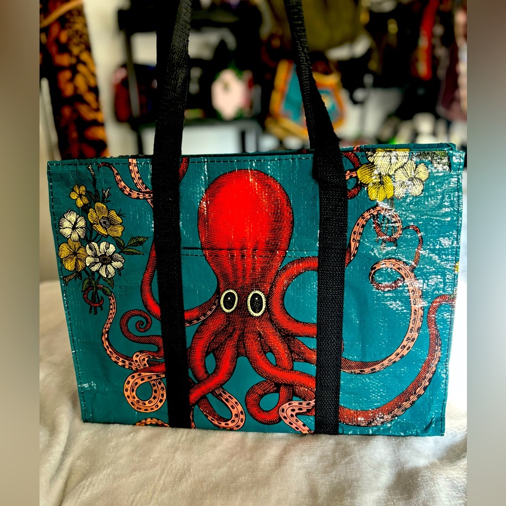 Blue Q Octopus Shoulder Tote